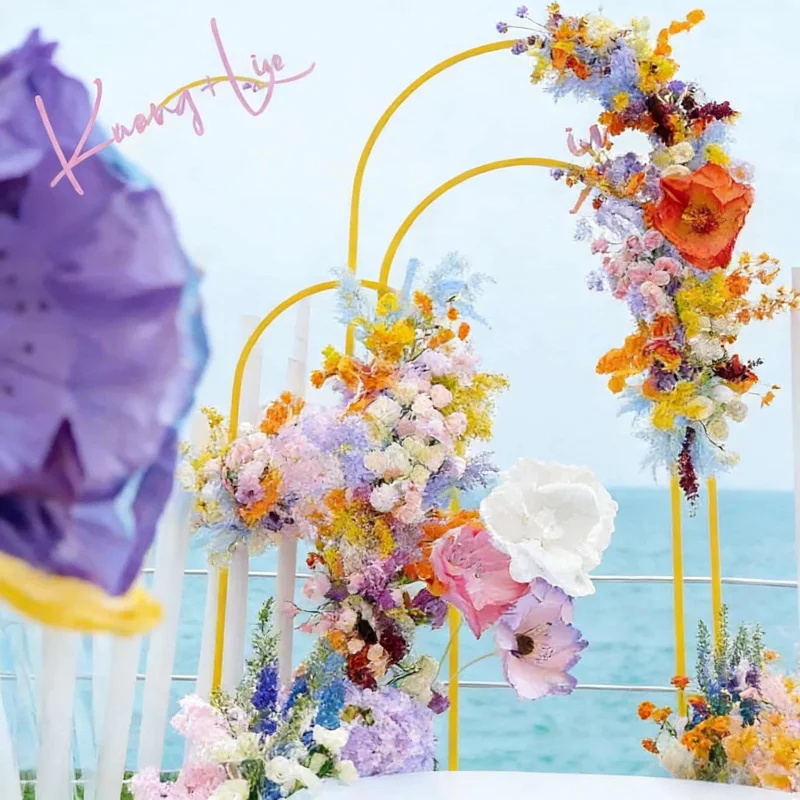 

Wedding Balloon Arch Stand, Multi-Size, Reusable, Party Backdrop Decoration, Aisle Arch Flower Stand