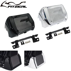 Motorcycle Oil Cooler Cover Case Kit With Bracket For Harley Touring Road King Freewheeler Street Electra Glide 2017-2021 2022