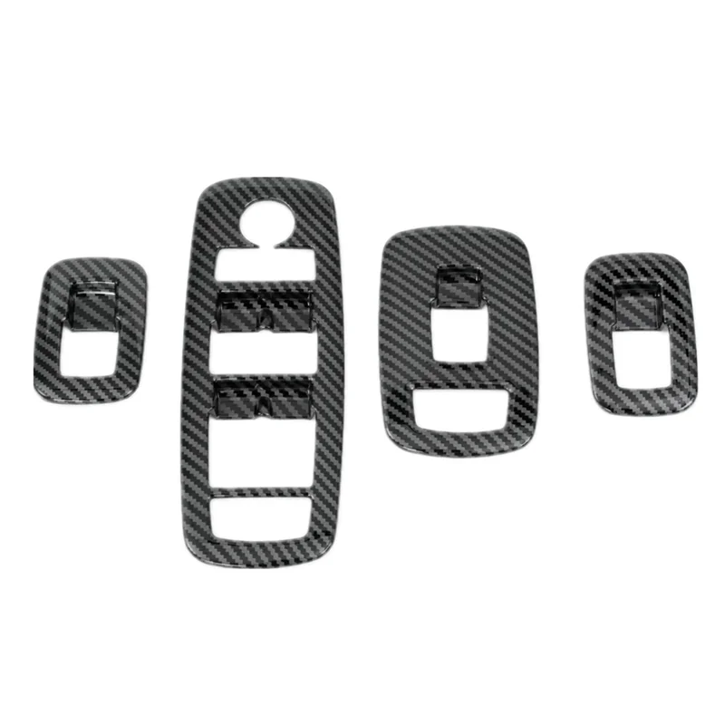 

Premium 4 Piece Car Window Lift Trim Switch Panel Cover Trim Accessories ABS Automotive Supplies For Dodge Ram 1500 2019-2023 LH