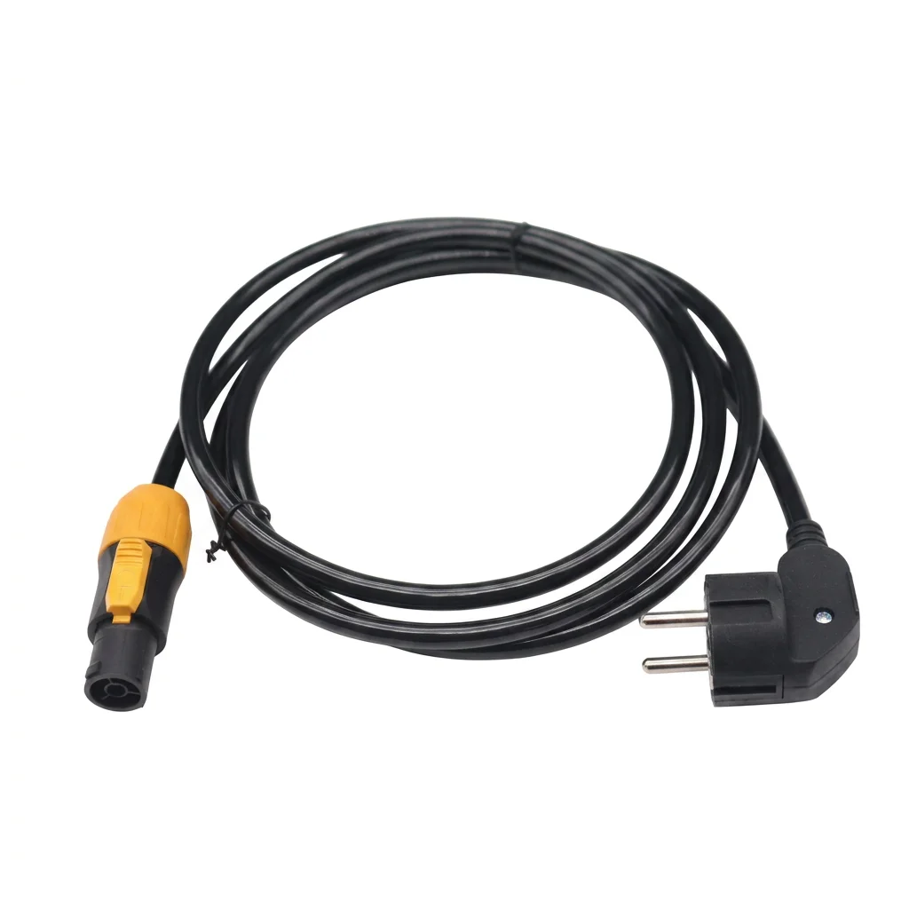 True1 Female to EU Schuko Power Cable 1m 2m 3m 5m 10m 16A 3 Core 1.5mm² Power Extension Cord for Stage Lighting LED Display
