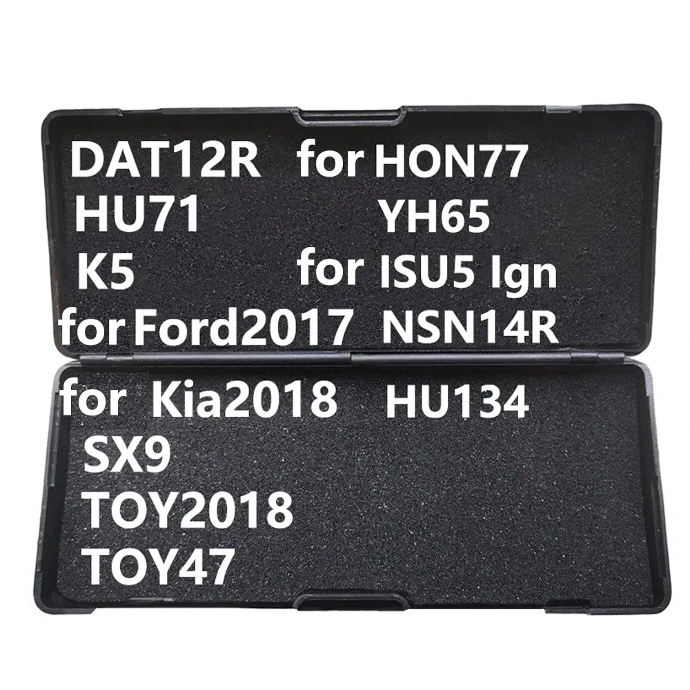 Lishi 2 in 1 2 in1 hu66 dat12r hu71 k5 sx9 toy2018 toy47 hon77 yh65 für kia2018 für isu5 ign hu134 nsn14r Schlosser werkzeuge