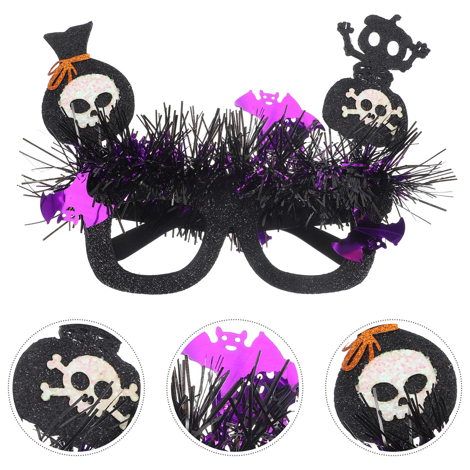 Oprawki okularów na Halloween Urocze Idealne Rekwizyty do Fotobudki na Imprezę Halloweenowe Upominki dla Dzieci