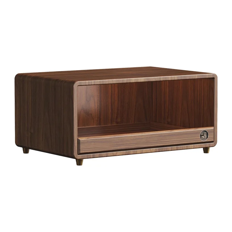 

Solid wood cup storage rack desktop coffee machine kettle storage cabinet multi-layer dustproof water cup tea set