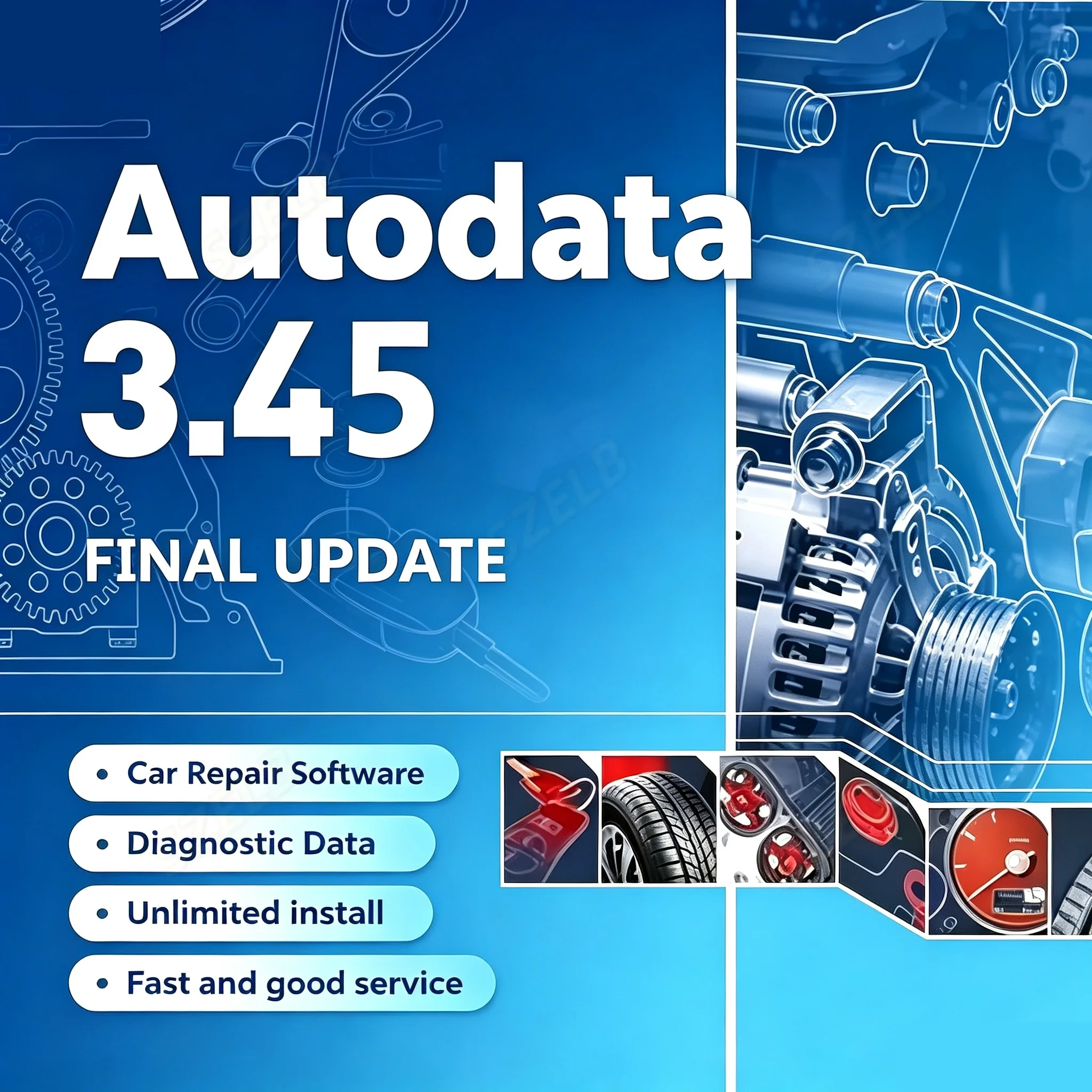 2026 hot Selling Autodata 3.45 Version Auto Repair Software Auto--data V3.45 Car Software Update To 2014 Year Send download link