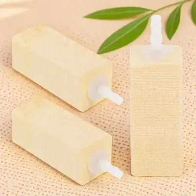 

3pcs Air Stone Diffuser Aquarium Fine Bubble Oxygen Replacement Large Outlet Area Wooden Bubbler Fish Tank Tool Protein Skimmer