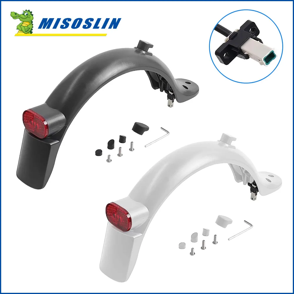 

Брызговик для электрического скутера для Xiaomi M365/Pro/1S Pro2 Kickscooter, светодиодный стоп-сигнал, водонепроницаемый комплект заднего брызговика