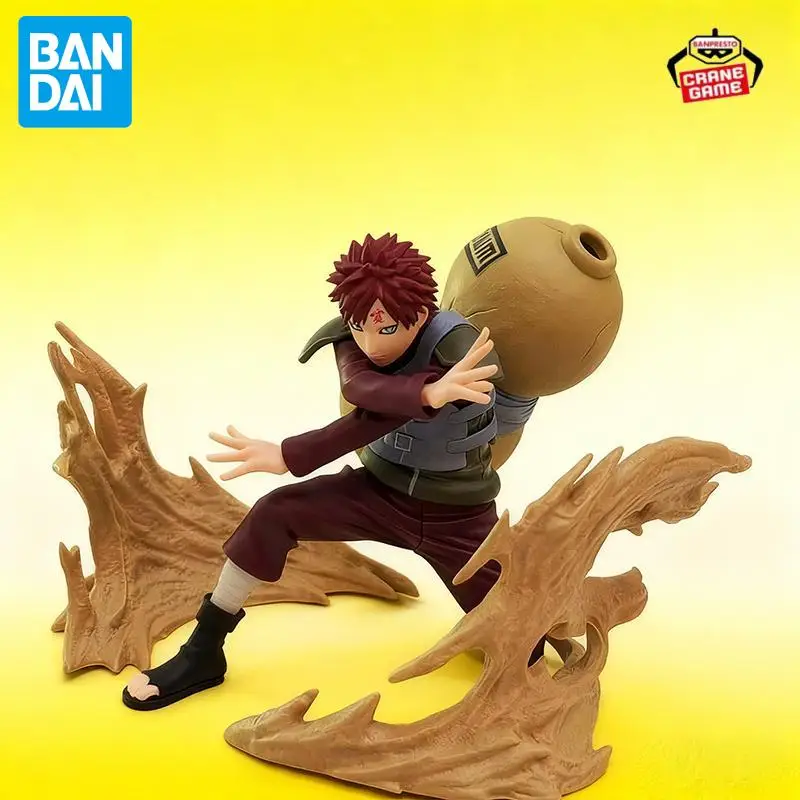 ฟิกเกอร์การ์ตูนนารูโตะ กาอาระ ของแท้จาก Bandai ของสะสม โมเดลแอคชั่น ตุ๊กตาการ์ตูน ของเล่นตั้งโต๊ะ ของตกแต่งพีวีซี ของขวัญเทศกาล