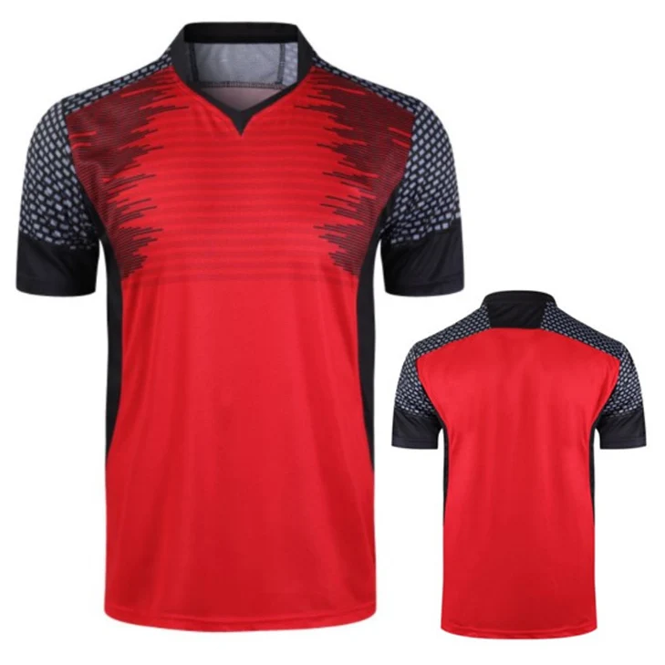 sports Tennis T-Shirts For Men Women V- Collar Quick Dry TABLE Tennis ShirtS Badminton Clothes Boys Table Tee Shirts Skirts