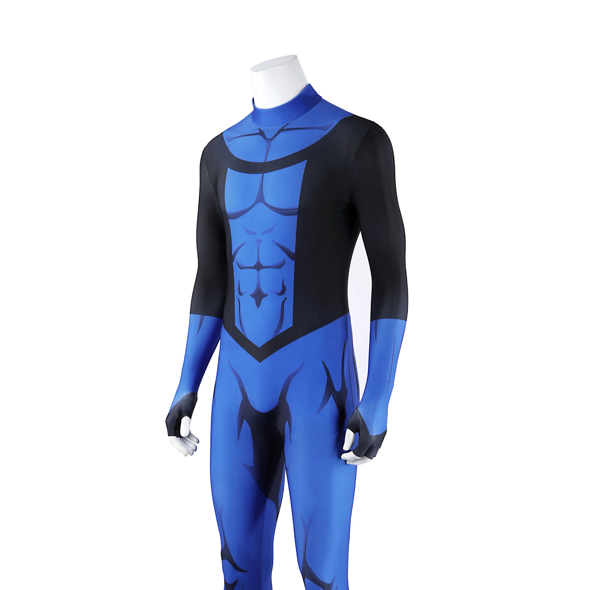 Invincible Cosplay Mark Grayson Costume Men Jumpsuit Disguise Cape Halloween Carnival Party Outfits