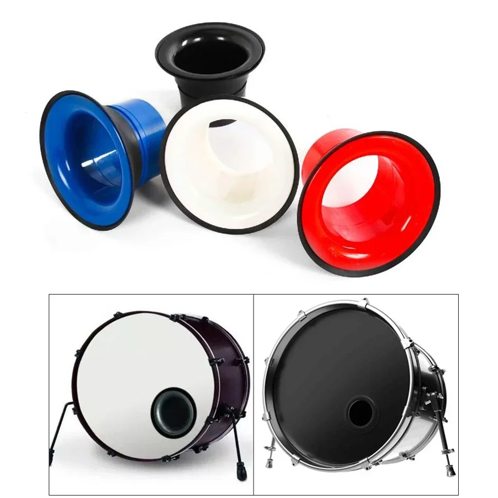 1pc Bass Drum Enhancer Port Insert Enhancement Hole Drum Bottom Amplifier Booster Musical Instruments Bass Drum Hole Ring