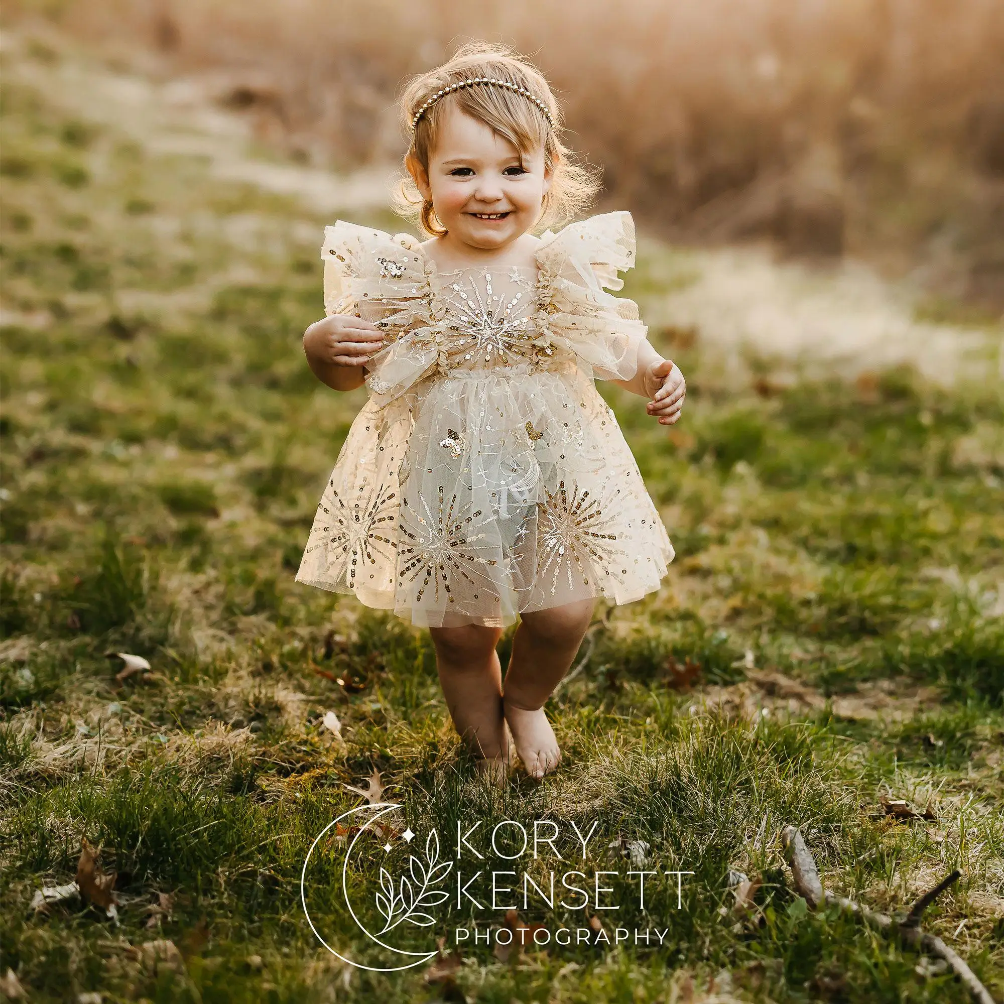 Don&Judy Little Girl Dress Sequin Lace Princess Clothing For Photo Shoot Birthday Party Gift Baby Girl Skirt