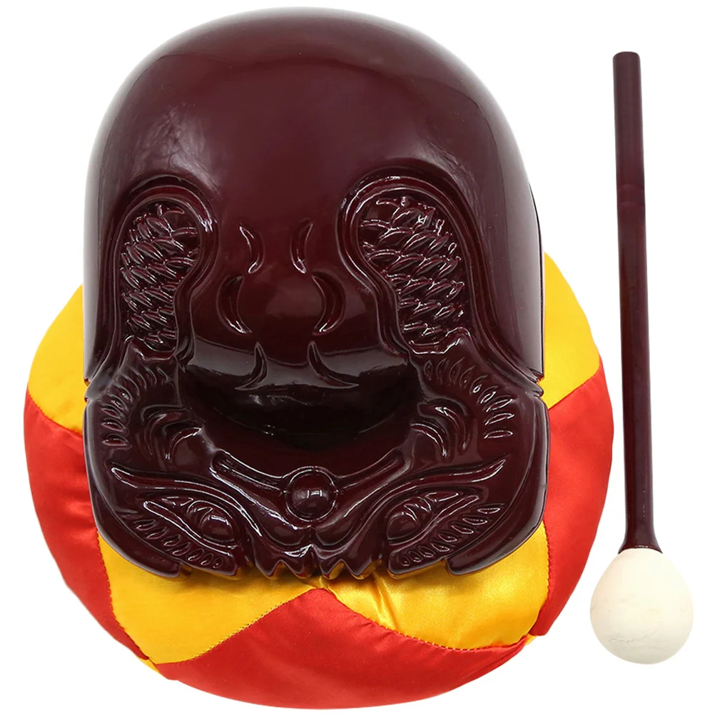 

1 Set Wooden Fish Kit Durable Natural Woodblock For Meditation Temple Use 'S Percussion Instrument Musical Instruments