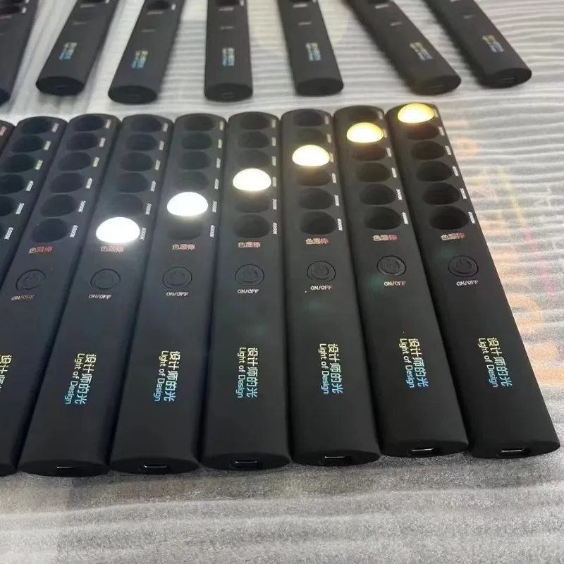 Portable Color Temperature Comparator Color Temperature Pen Spotlight LED Color Temperature Bar