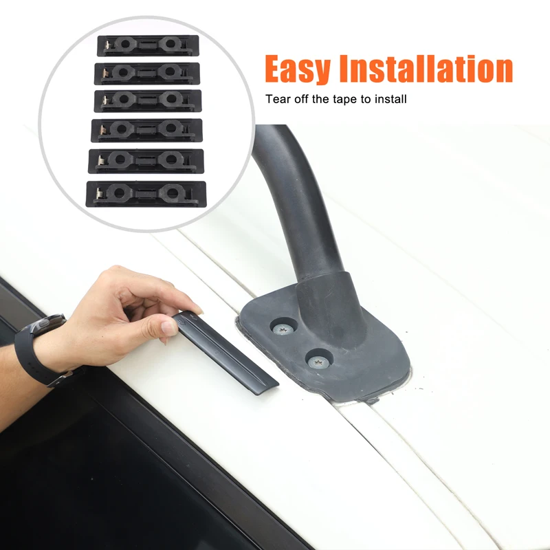 For Toyota FJ Cruiser 07-14 RAV4 Lexus 8Pcs Roof Drip Rack Removal Cover Clips With Bolt Bracket 90119-08C47 75596-35020