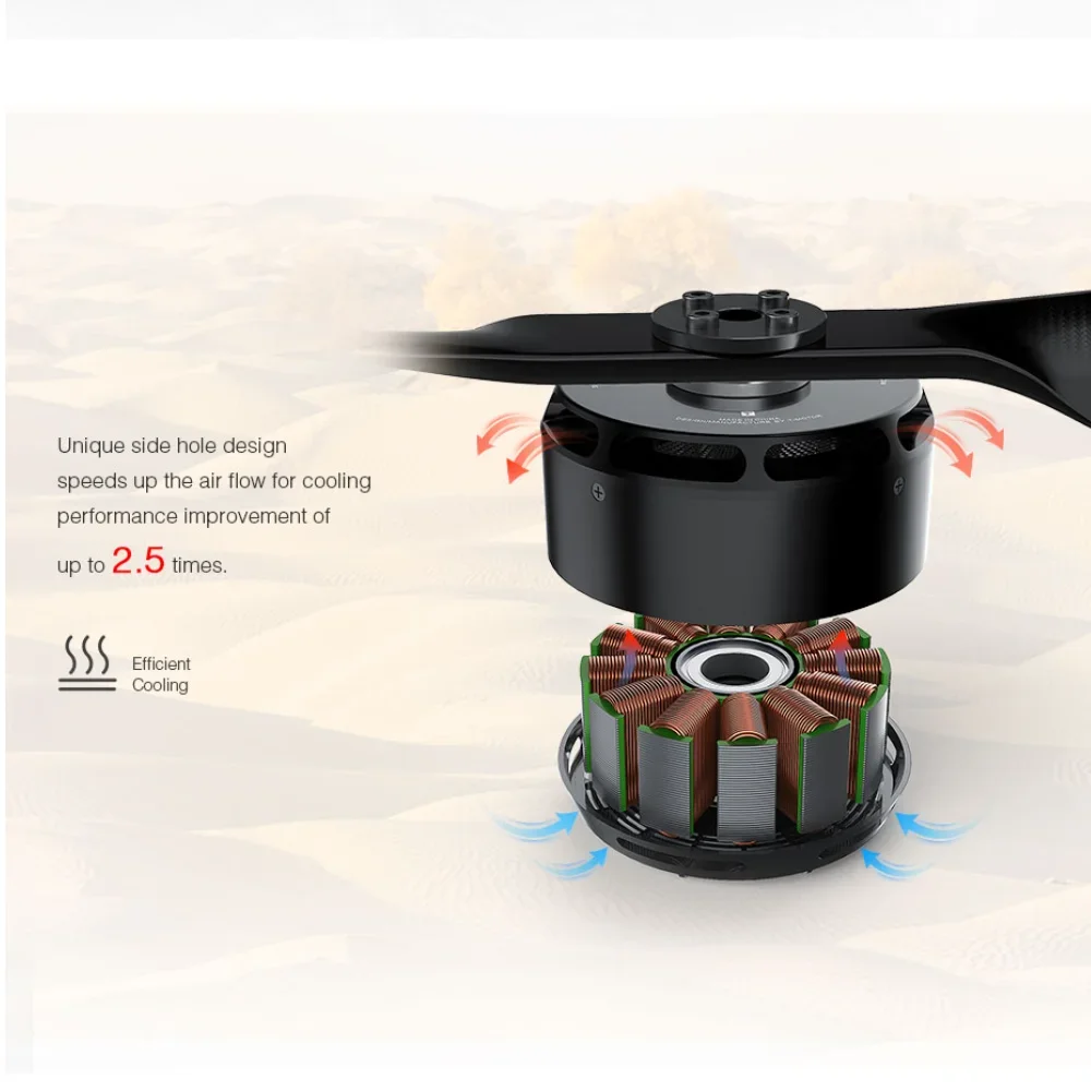 T-MOTOR U11 II KV120 UAV Motor with 14.16kg Max Thrust Brushless