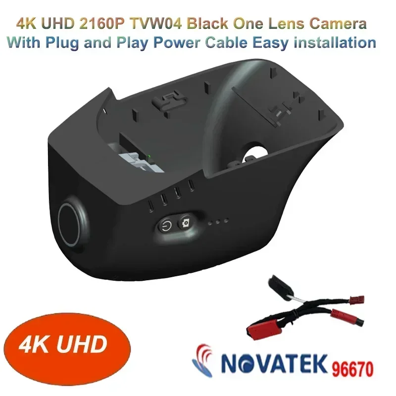 TIMACAM Plug and Play UHD 2160P Wifi Car DVR Video Recorder for Volkswagen VW TERAMONT X 2021 2022 2023 2024 2025 Dash Cam 4K