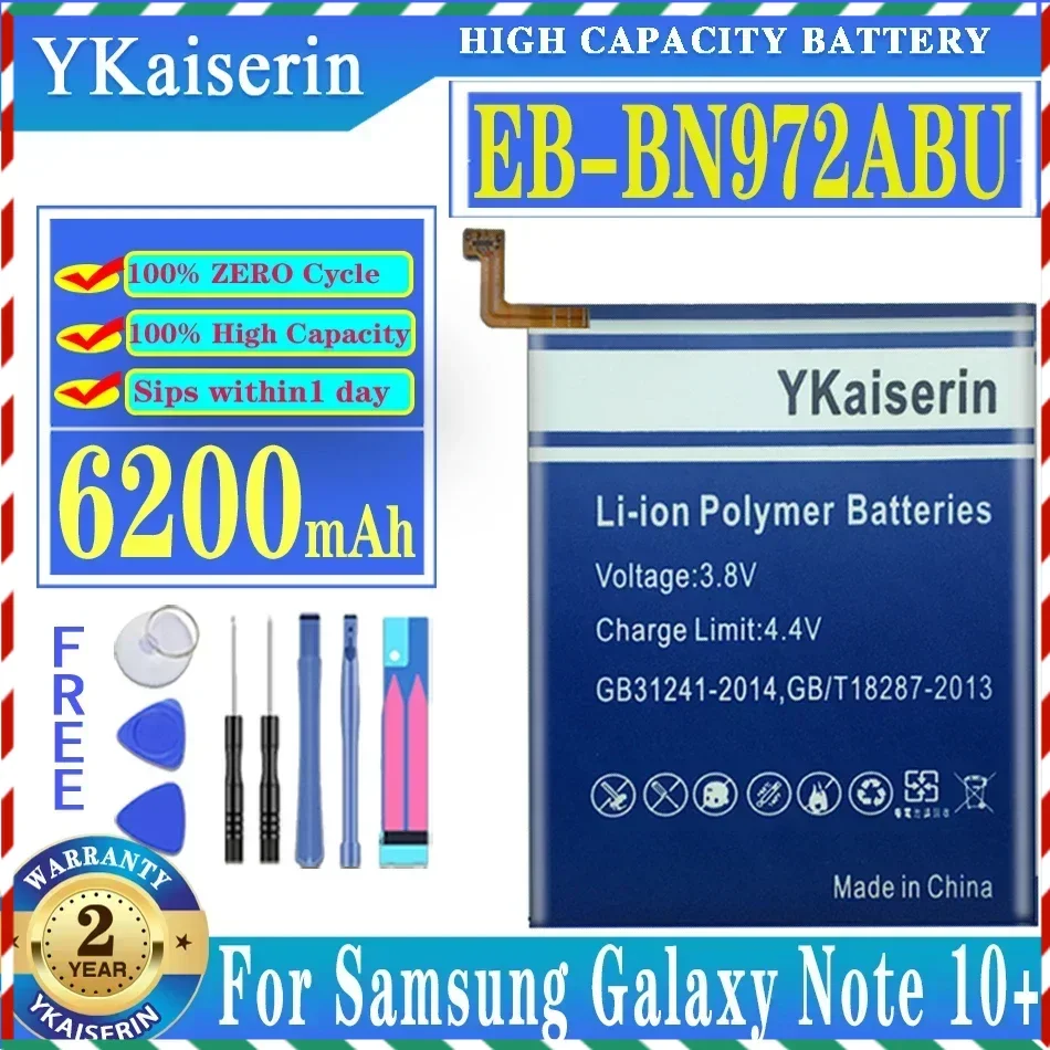 EB-BN972ABU 6200mAh аккумулятор для Samsung Galaxy Note 10 Plus 10 + SM-N975F SM-N975DS