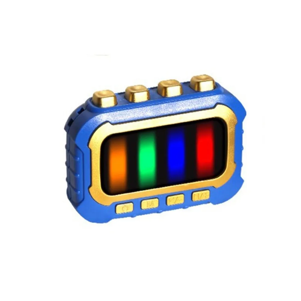 Gioco del ritmo musicale elettronico Pressa rapida Travagliamento della velocità della mano Giocattolo agitato con la punta delle dita per bambini Macchina da gioco puzzle educativa illuminata