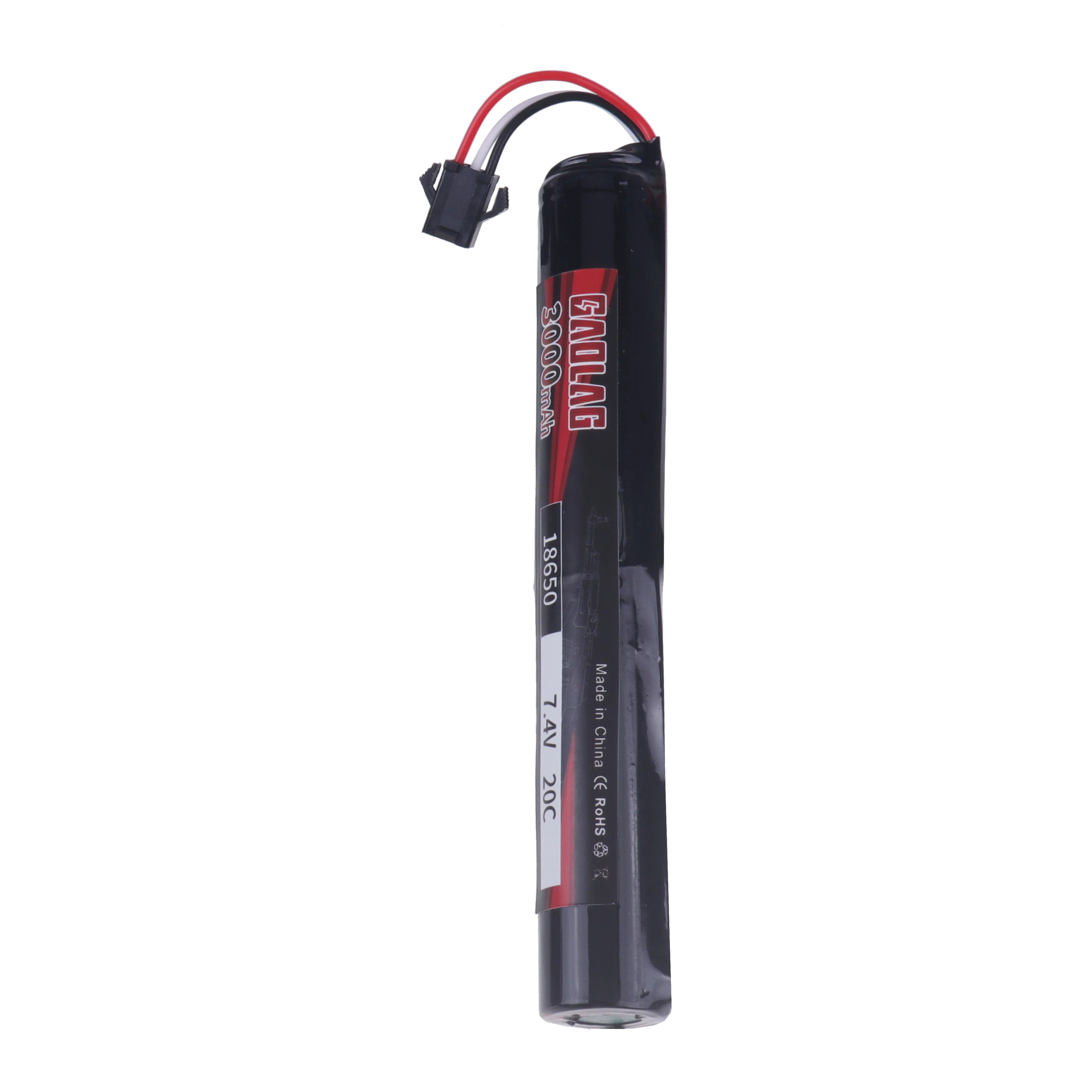 2S 7.4V 3000mAh 18650 akumulator Lipo o dużej pojemności do AKKU Mini Airsoft Gun bateria RC model 20C akcesoria 1 sztuk