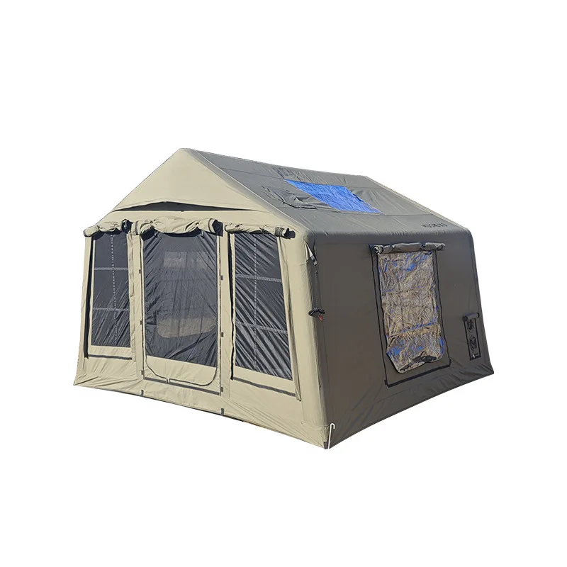 

Bedroom Portable Family Tent Rainproof Oxford Fabric with Fiberglass Poles for Outdoor Glamping