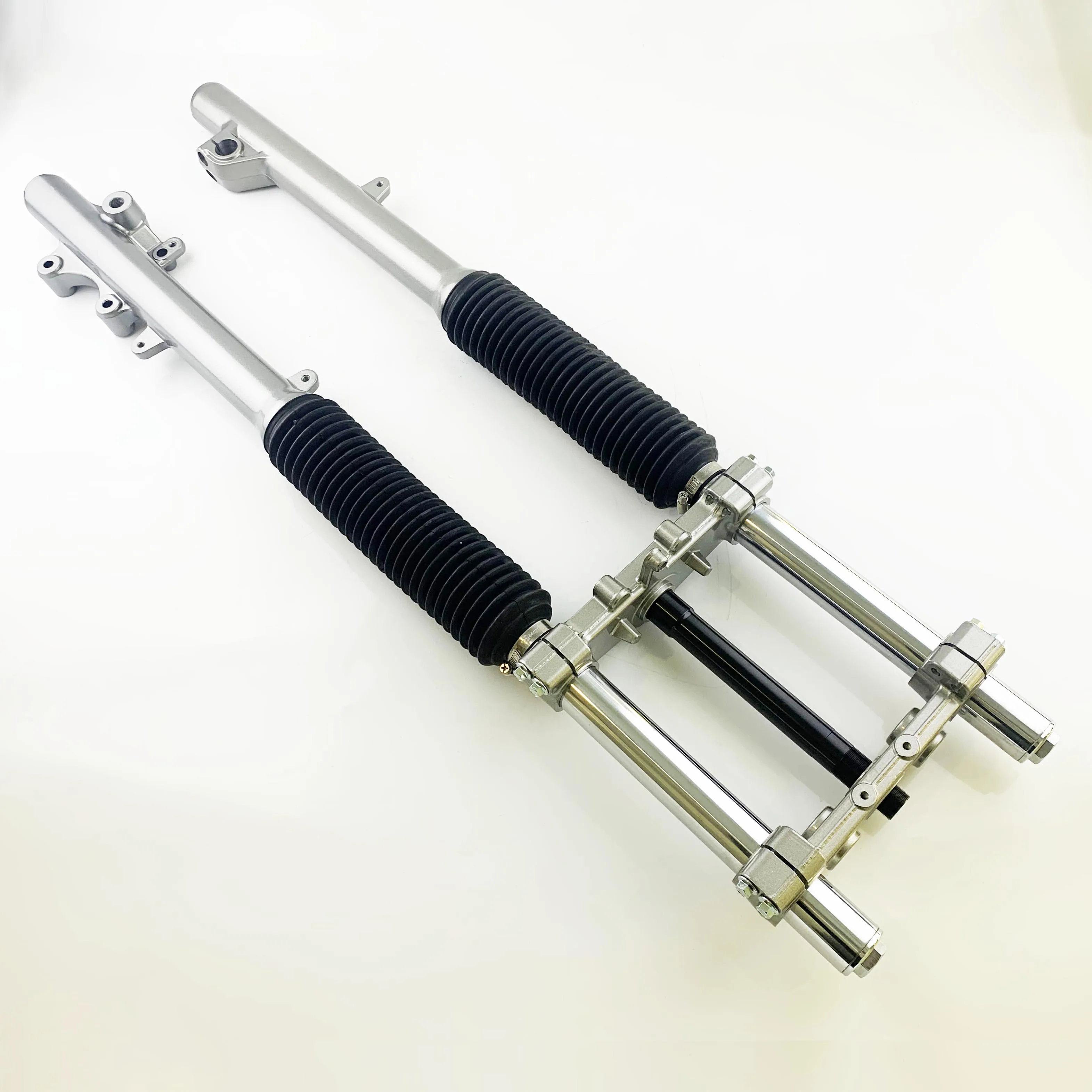 Universal Motorcycle Body Suspension Front Fork With Direction Device Shock Plate Absorber