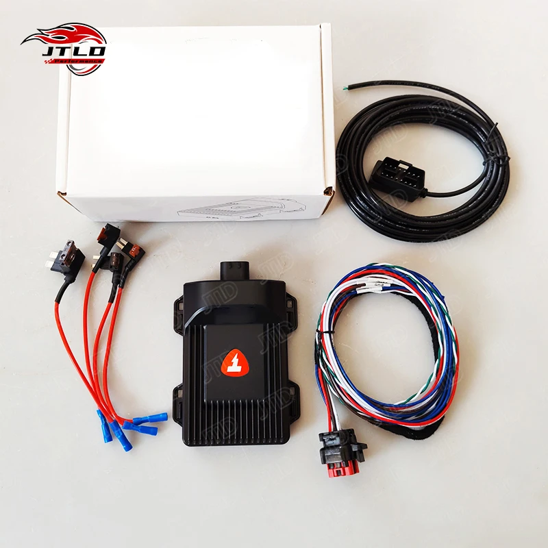 JTLD Newest Universal Exhaust Electronic Active Sound Booster System Pro Smartphone Controller Remote Control with OBD Cable