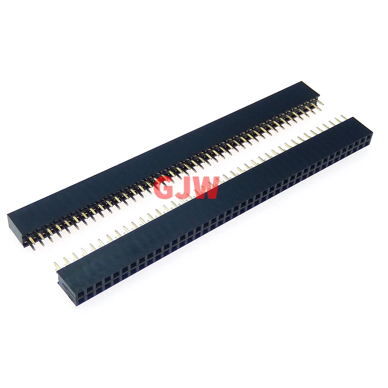 10 Stks/partij 2.54Mm 2X40 80-Pin Vrouwelijke Pin Header Socket Connector Strip Rij Pin