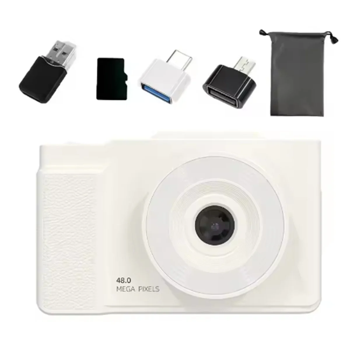 

NEW 4K Digital Camera 6400w HD Flip Screen Camera Digital Camera Card Camera Camera Student Entry-Level Camera