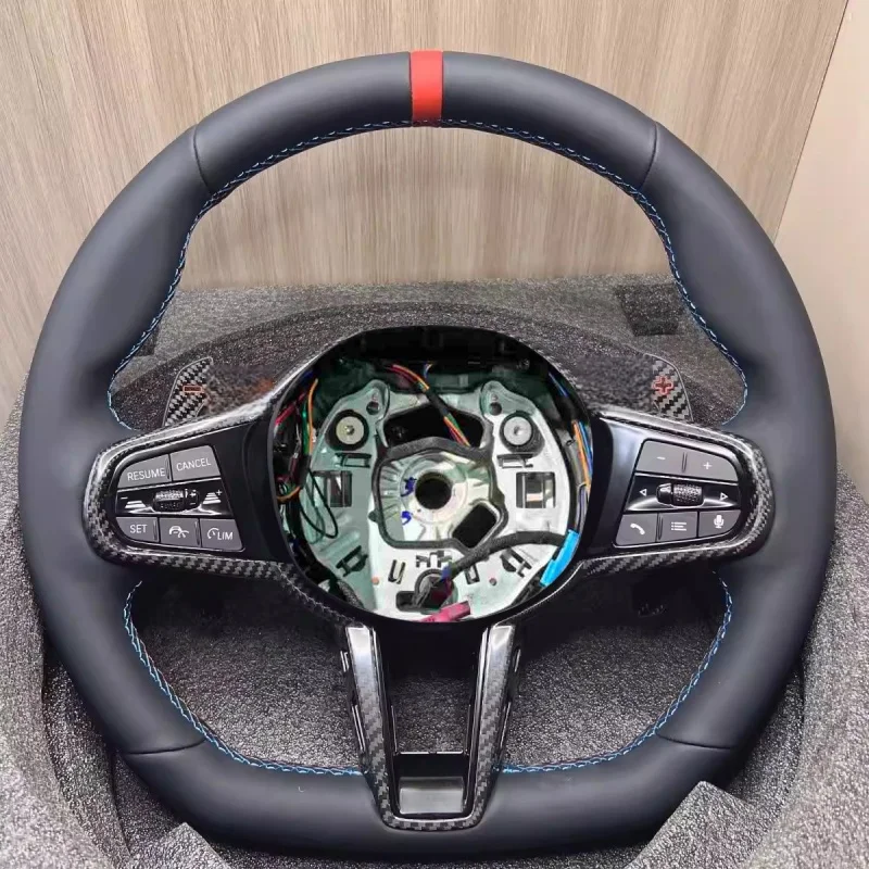 

Car Steering Wheel Carbon Fiber Leather 3 Series 5 Series 6 Series M3 M4 M5 M6 X2 X3 X4 X5 X6 Accessories For BMW X1