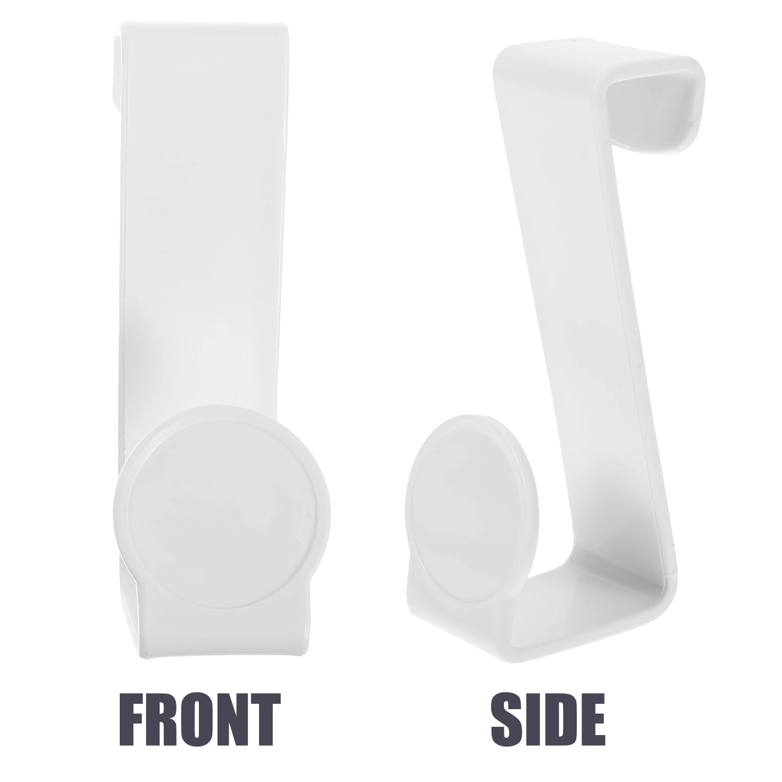 

2Pcs Household Toilet Hook Z Shaped Potty Seat Hooks Over Door Space Saving Bathroom Kitchen Hanging Organizer