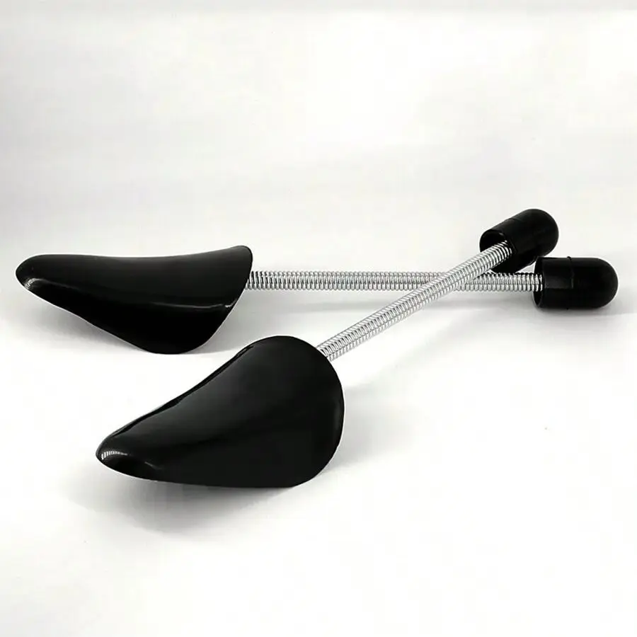 1 Pair Adjustable Plastic Spring Shoe Tree for Men & Women, Prevent Deformation, Wrinkles, and Maintain Shoe Shape, Black image 4