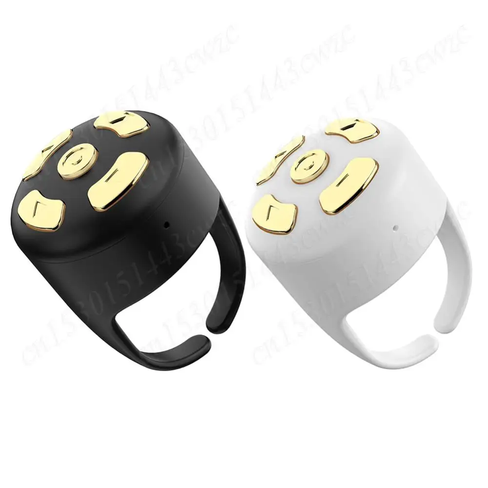 Per TikTok Scrolling Ring Finger Telecomando Compatibile con Bluetooth 5.0 Finger Remote Camera Registrazione video remota