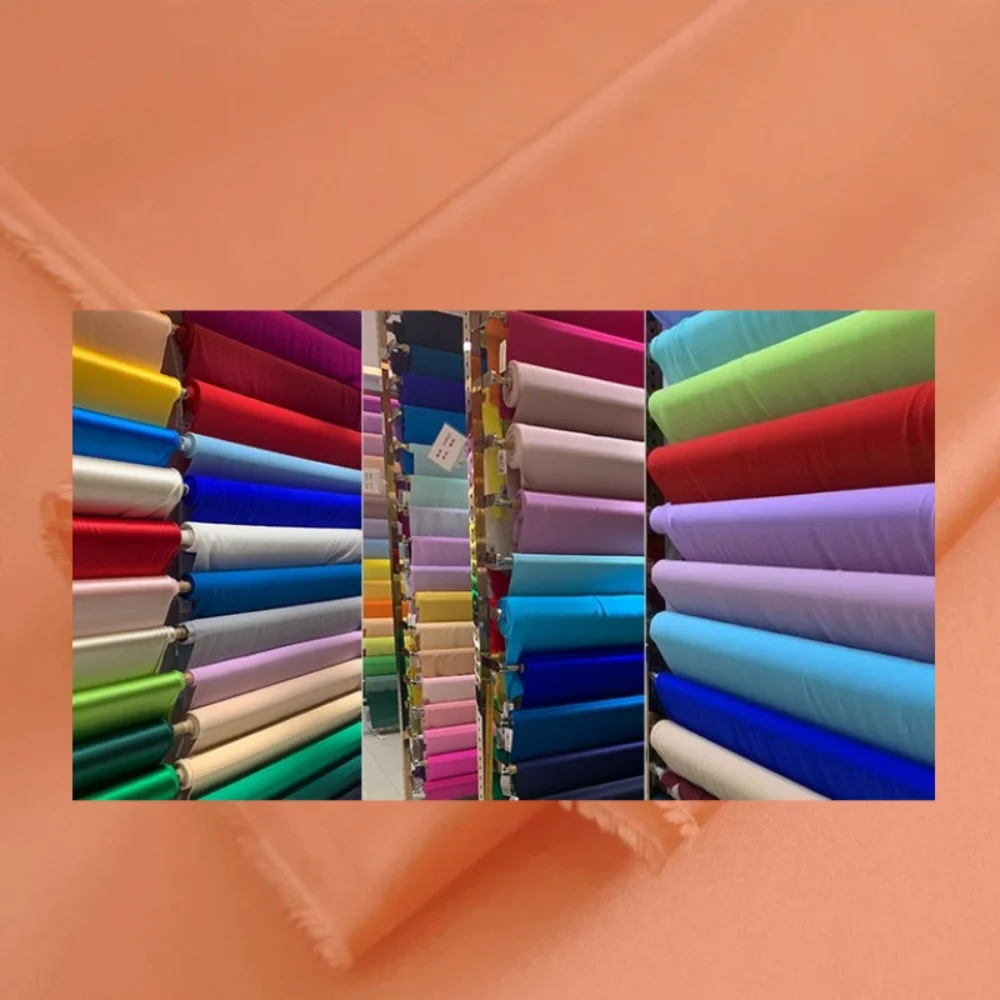 

100% шелковая креповая атласная ткань шелковицы, брендовая модная дизайнерская весна-лето для платья, рубашки, ткани «сделай сам», шитье на метр, материал