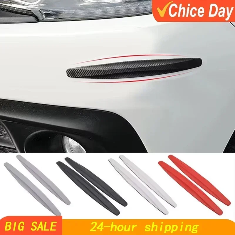 

НОВЫЕ 2 шт. защитные полосы для бампера, наклейки от царапин для дверей и кузова автомобиля, защитная лента от столкновений, автомобильные аксессуары