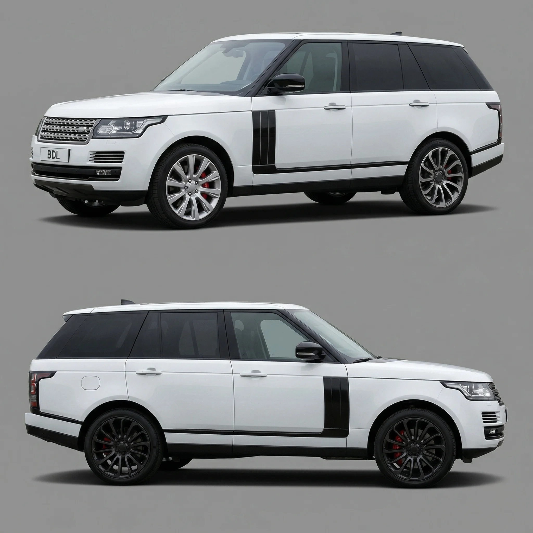 Gloss Black Body Kit Trim for Land Rover Range Rover L405 Vogue 2013 2014 2015 2016 2017 Black Version 2