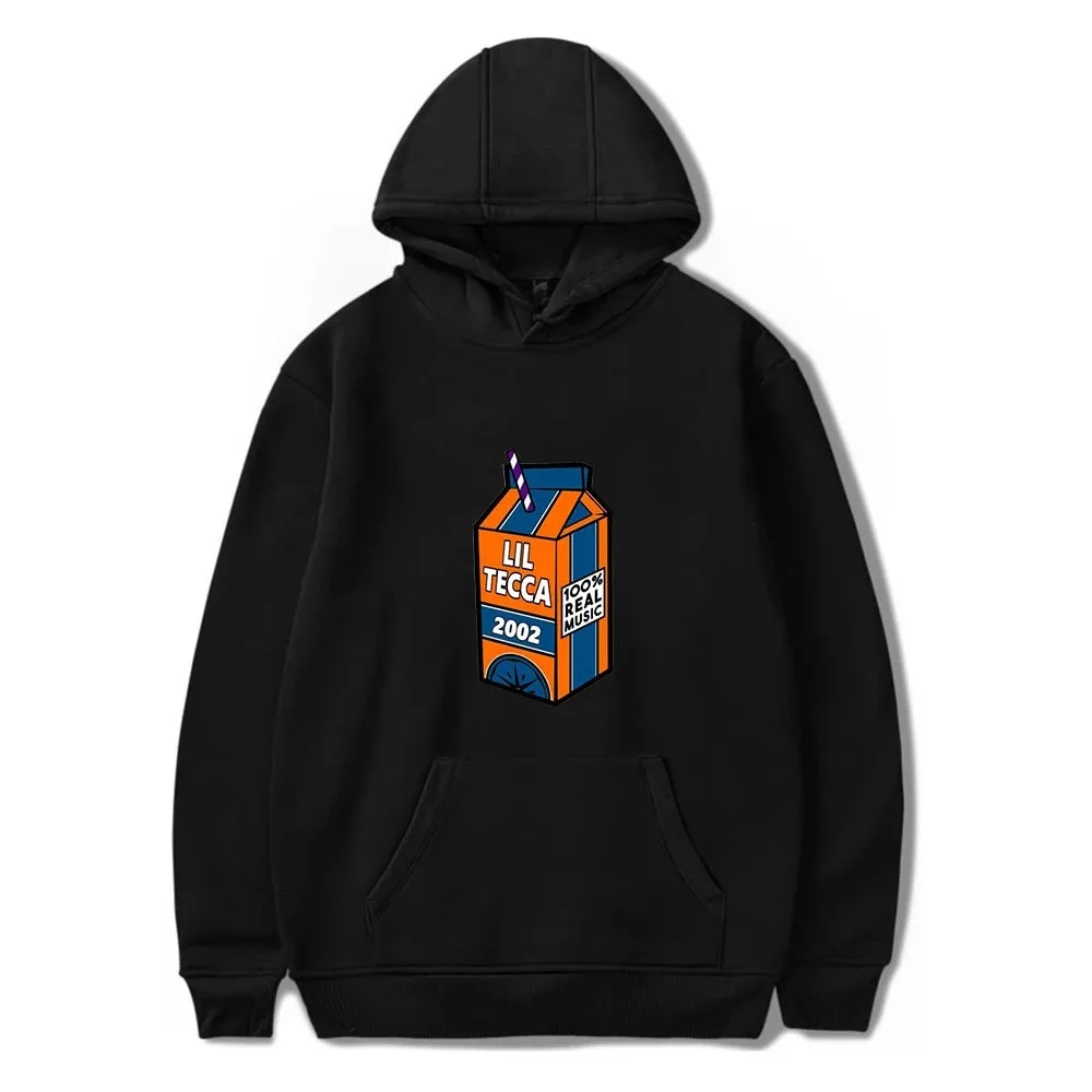 Lil Tecca-Hoodies Hip Hop for men and women, fashion streetwear, extra large sweater, autumn pullovers, rapper Lil Tecca Cartoon