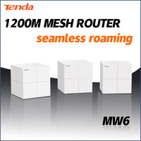 Tenda MW6 Whole Home Mesh Wireless WiFi System with 11AC 2.4G/5.0GHz WiFi Wireless Router and Repeater, APP Remote Manage