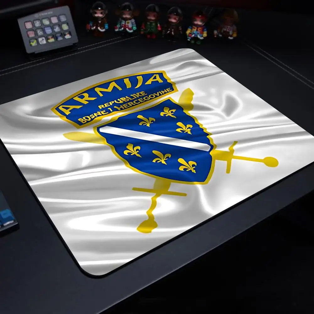 BosniaS and Herzegovina FlagES Mouse Pad Mousepad Small Office Computer Desk Mat Table Keyboard Big Mouse Pad Laptop Cushion