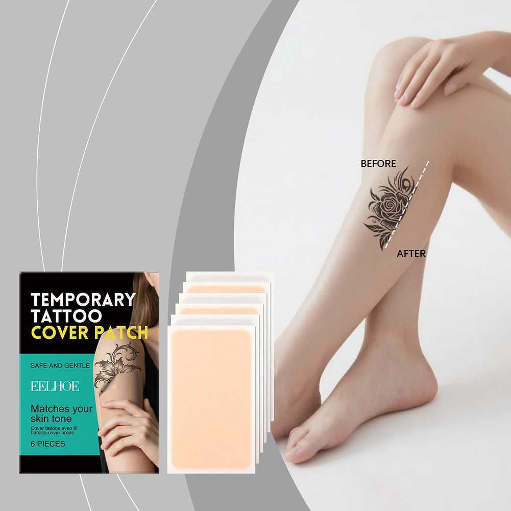 

Temporary Tattoo Cover Patch Concealer Patch For Tattoo Scars Birthmarks Waterproof Invisibles Ultra Thin Tattoo Cover Up Patch