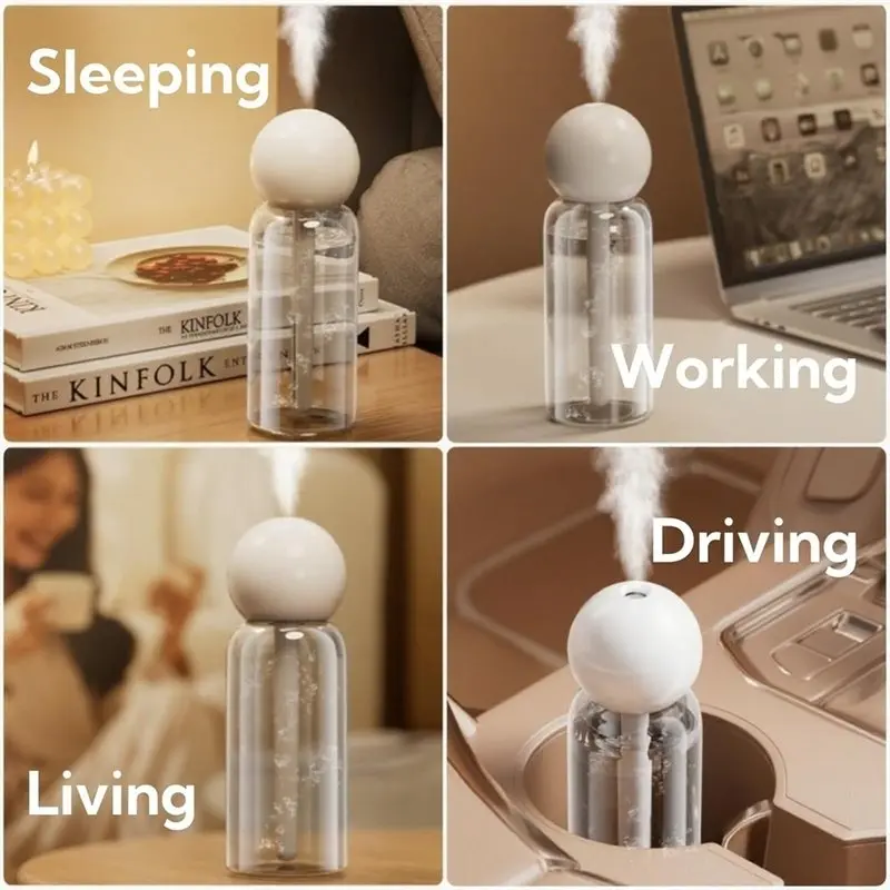 [NEW!A65Z】 Humidifier Large Cool Mist Humidifiers Car Humidifier Offices Humidifier