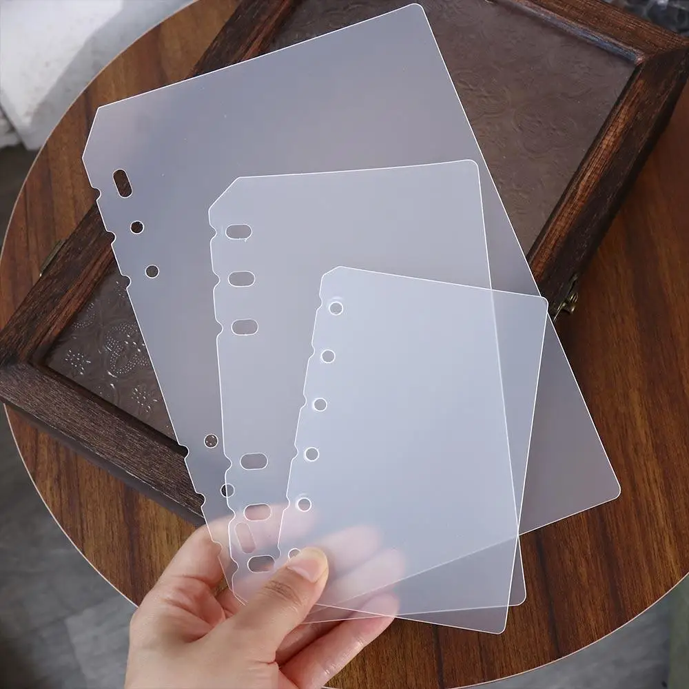 Transparent Agenda Board Page A5 A6 A7 B5 A4 Binder Organizer Divider Loose-leaf Divider Notebook Divider Planner Separator