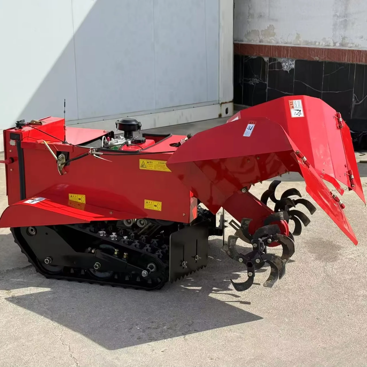 

Cheapest Small Agricultural Machinery Lawn Mower Remote Control Home Farm Rotary Tiller