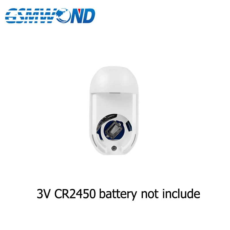 Wireless Infrared Detector 433MHz White Mini PIR Human Motion Sensor For GSM Home Security Anti-theft Alarm System