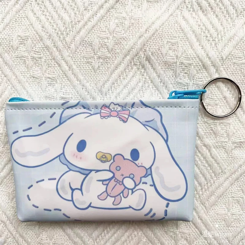 Imagem -04 - Sanrio Animal Pencil Case Cute Pencil Box Coin Purse Papelaria Pen Bolsa Material Escolar Kawaii 24 Pcs por Lote