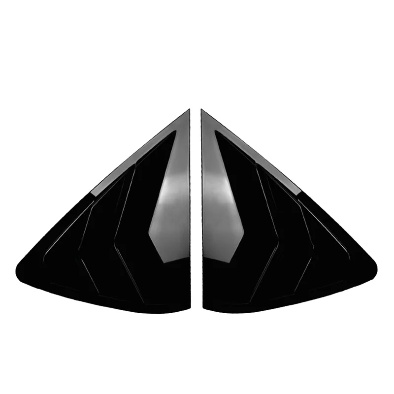 

Classy-Car Rear Window Shutter Cover Trim Window Louver Side Vent Trim For BMW X6 F16 2015-2019