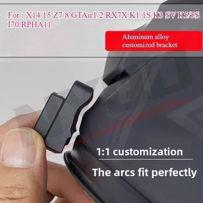 

Motorcycle Helmet Camera Chin Holder for X14 X15 Z7 Z8 RX7X NEO K1 K3 K5 Aluminum Gopro10Riding Accessories Accesorios Para Moto