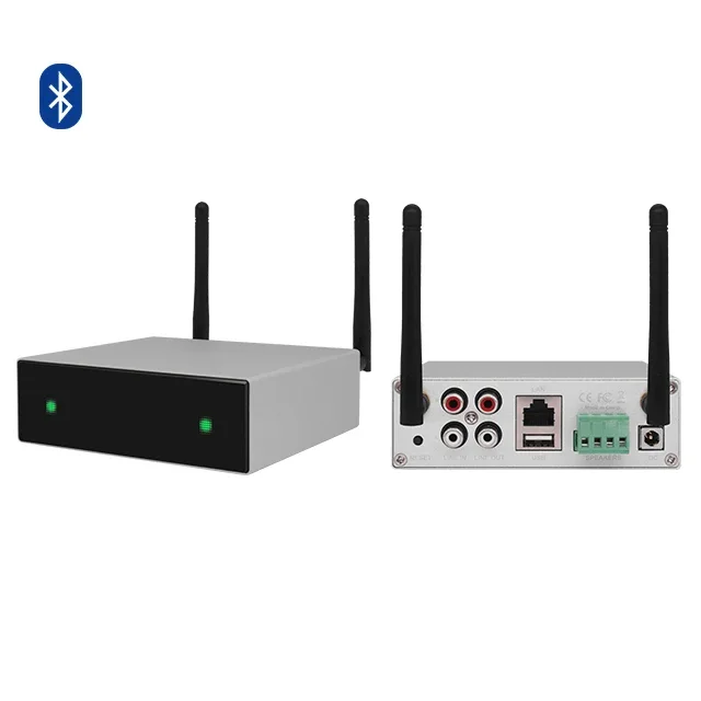 App Control Wireless BlueTooth Airplay Class D Wifi Stream Device 2 Channel Multi Zone Music Audio Wifi Linkplay Amplifier