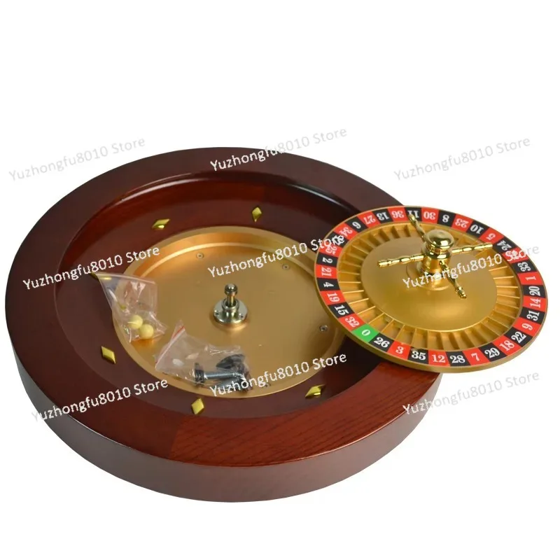 18 Inch 45cm Wooden Russian Roulette Wheel Game Large Medium Small Size With Steel Balls European American Style Party Game