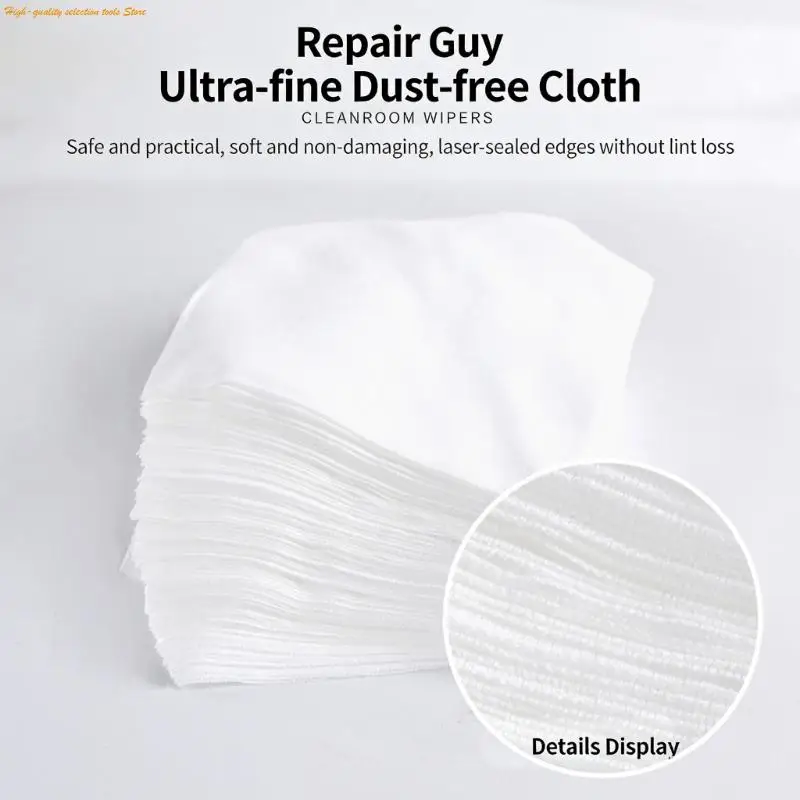 203F 100Pcs Statics Release Nonwoven Lint Release Wipes Statics Release Cleaning Cloth For LCD PCB Cleaning And Dust Removal