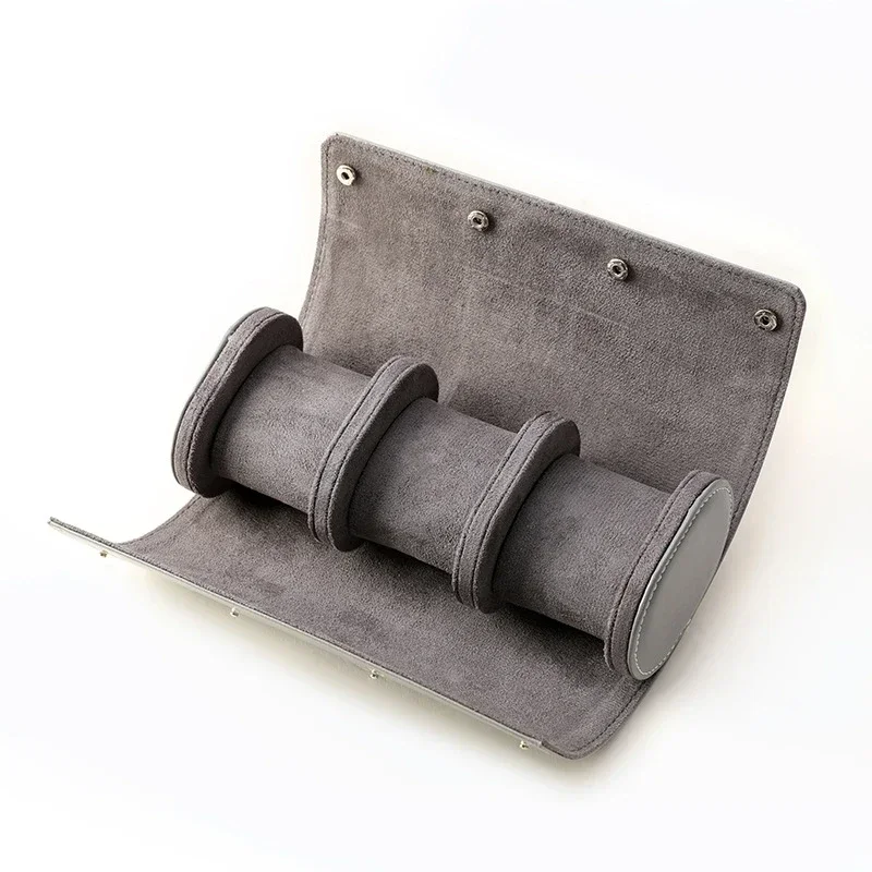 RBYENOU Customization Logo Wine Barrel Shaped Business Watch Storage Case Box Portable Travel Watch Protection Display Personal